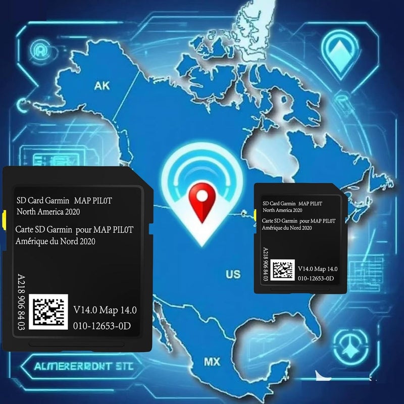 Ceypecfire Latest Navigation Memory Card A2189068403 Compatible with Mercedes Garm./Pilot,GLA/GLC/CLA/AMG/A/B/C/E-Class,Version 14.0 (MAP 14.0) Only fit for The Audio 20 (Code 522) NTG,Can/Mex/USA Maps - Image 5